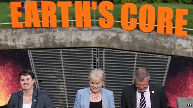 Three pro-union Scottish leaders