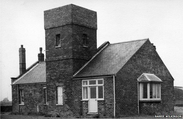 The coast guard station in 1958