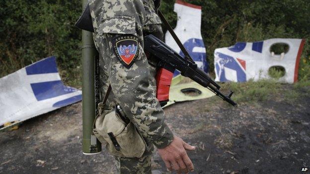 Rebel in eastern Ukraine (9 September 2014)