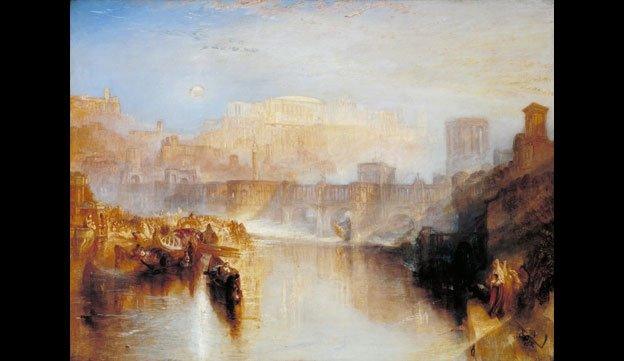 JMW Turner, Ancient Rome; Agrippina Landing with the Ashes of Germanicus exhibited 1839