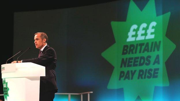 Mark Carney addresses the TUC conference