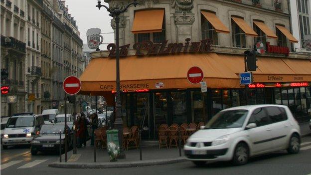 Paris street, archive image