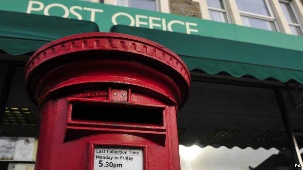 A Post Office and pillar box