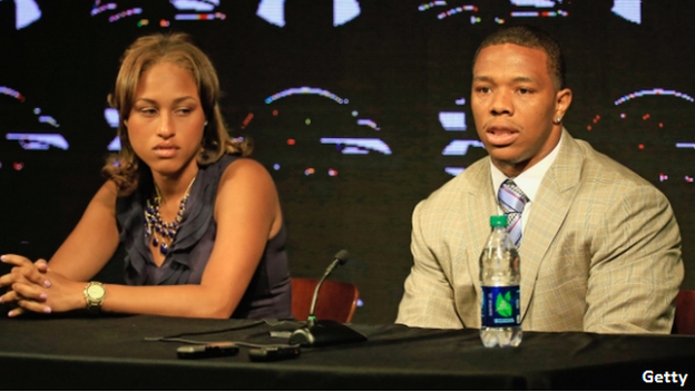 Janay Rice and Ray Rice