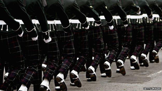 Scottish soldiers