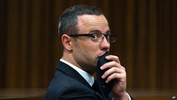 Oscar Pistorius in court (13 May 2014)