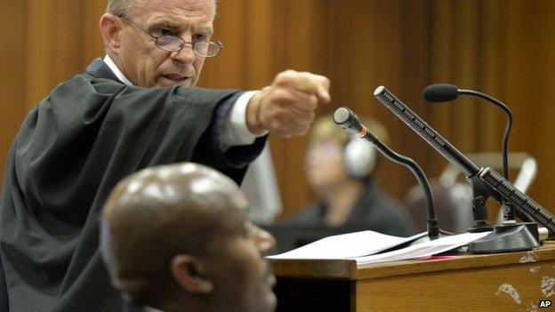 State prosecutor Gerrie Nel in court (9 May 2014)