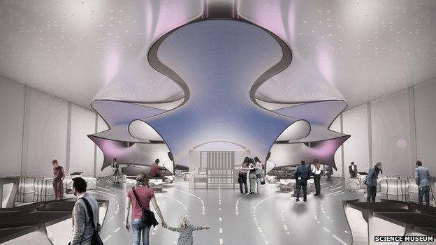 Artist impression of the mathematics galley