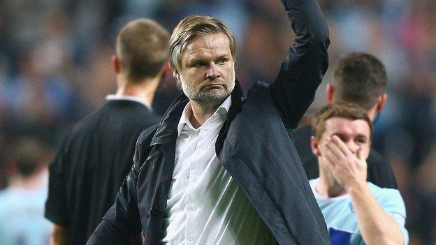 Coventry City manager Steven Pressley