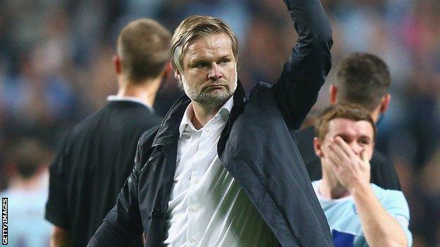 Coventry City manager Steven Pressley