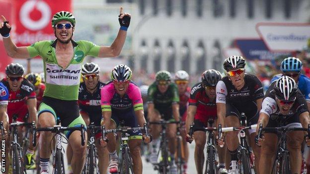 John Degenkolb wins the 17th stage of the Tour of Spain