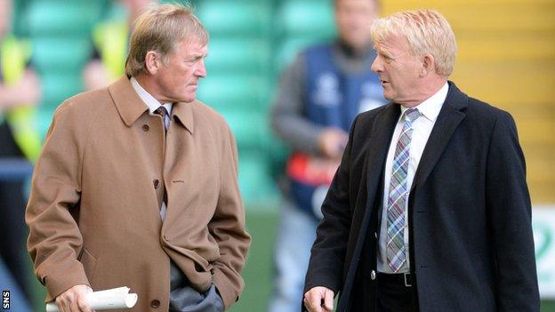 Kenny Dalglish and Gordon Strachan