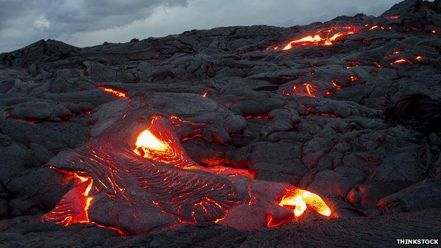 Lava in Hawaii