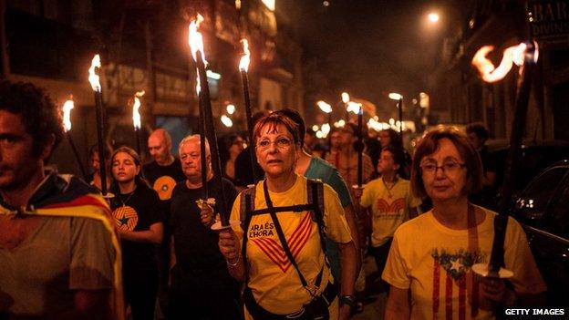 Pro-independence march, 10 Sep 14