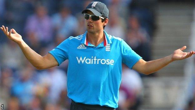 England captain Alastair Cook