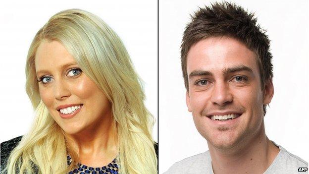 DJs Mel Greig and Michael Christian