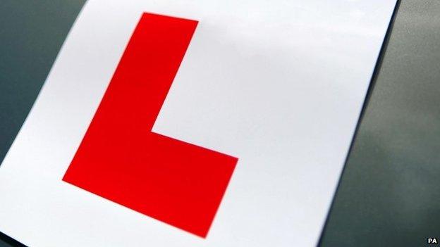 A learner plate