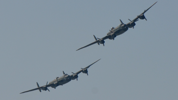 Two Lancasters