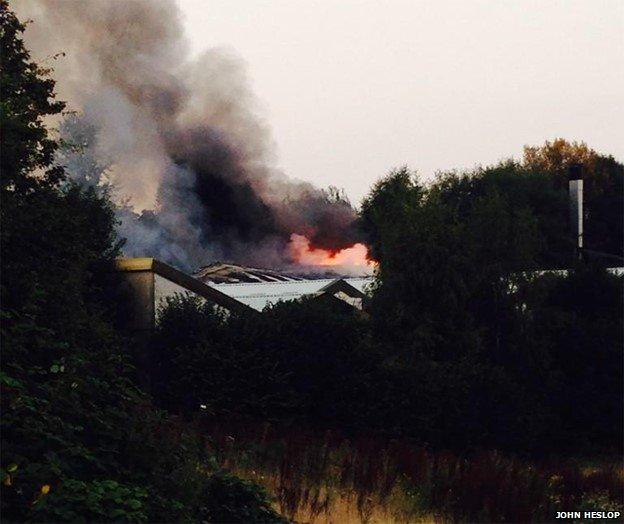 Fire at Manchester Dogs' Home