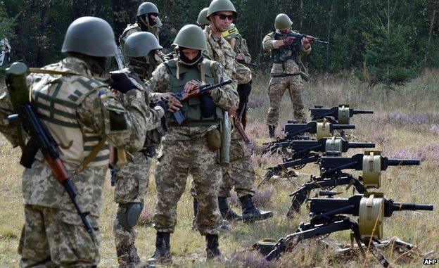 Ukrainian troops, 11 Sep 14