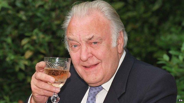 Sir Donald Sinden in 1997