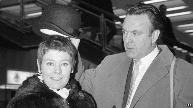 Donald Sinden with Judi Dench in 1970