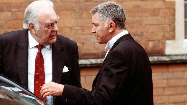 Donald Sinden and Martin Shaw