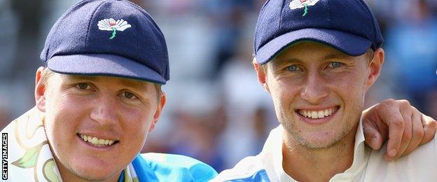 Gary Ballance and Joe Root