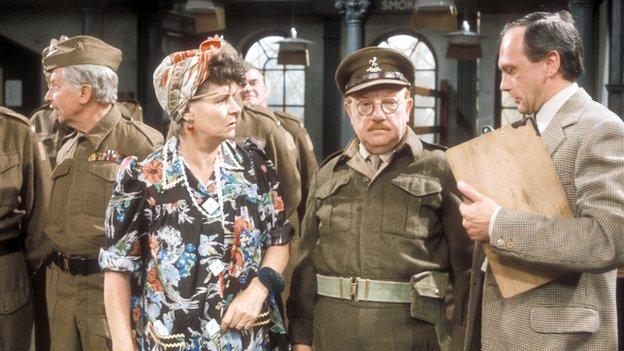 John Bardon (r) in Dad's Army