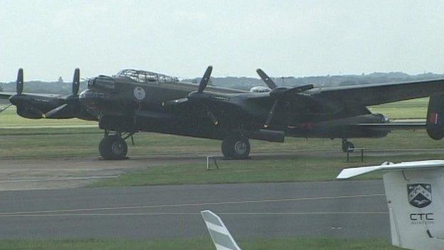 The Canadian Lancaster at Bournemouth