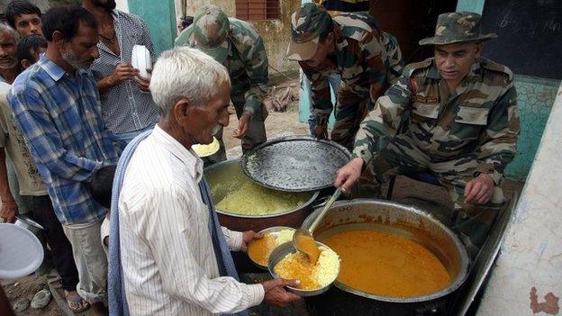 Relief camp in Jammu