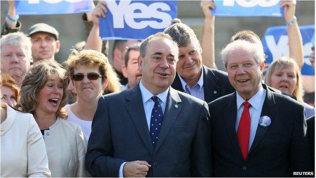 Jim Sillars and Alex Salmond