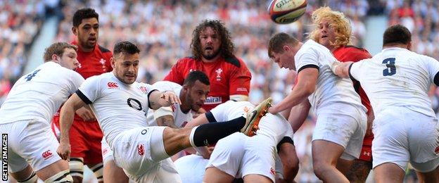 England v Wales at Twickenham, March 2014