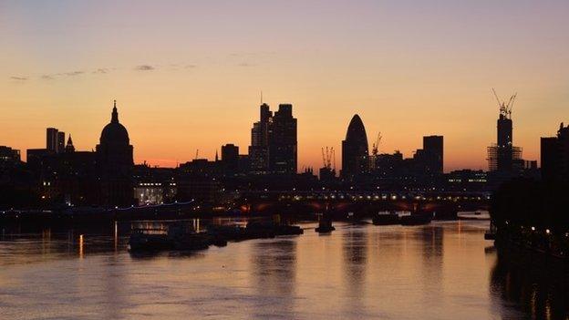 London skyline