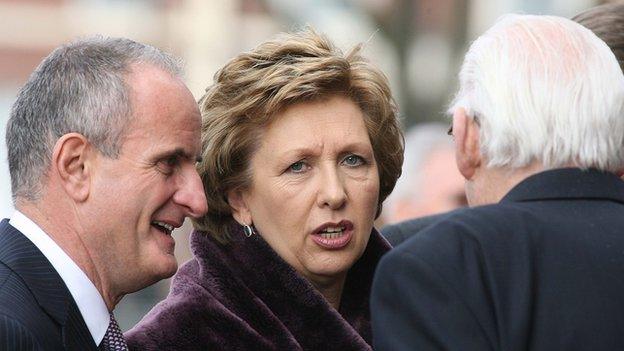 Dr Paisley pictured with Mary McAleese and Dr Martin McAleese