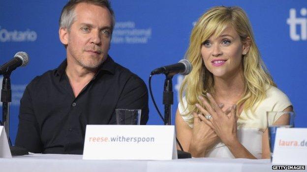 Jean-Marc Vallee and Reese Witherspoon at the Toronto International Film Festival