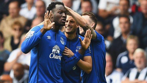 Romelu Lukaku did not celebrate his goal for Everton against former club West Brom