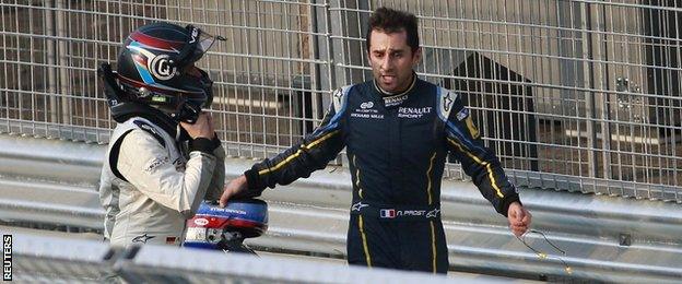 Nick Heidfeld and Nicolas Prost