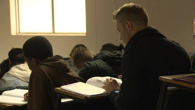 Students at Wits University in Johannesburg