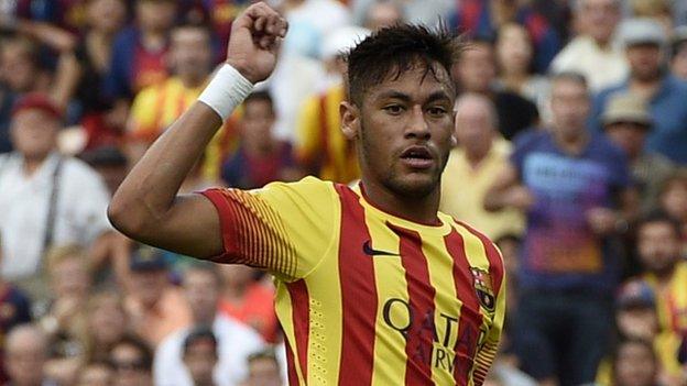 Barcelona forward Neymar