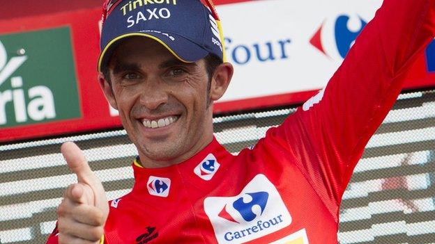 Alberto Contador wins stage 20 of 2014 Vuelta