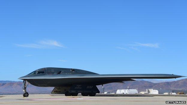 USAF stealth bomber 17 July 2014