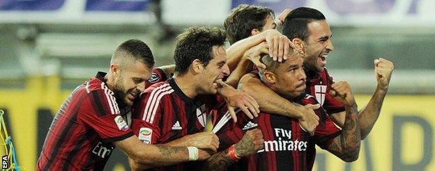 AC Milan beatr Parma