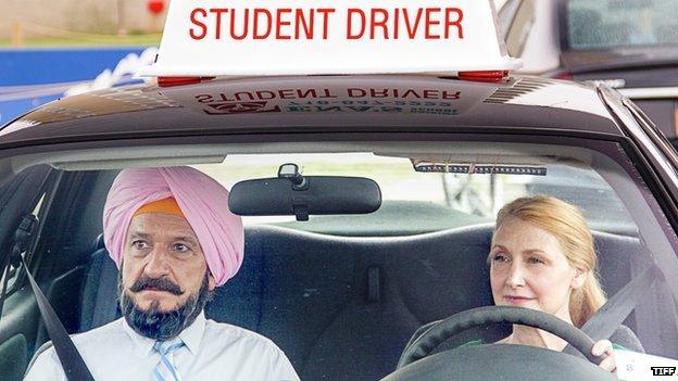 Still from film Learning to Drive