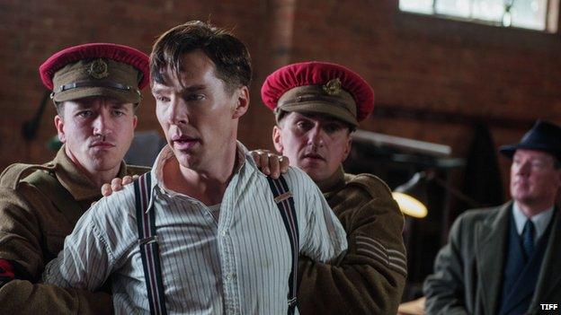 Benedict Cumberbatch in The Imitation Game