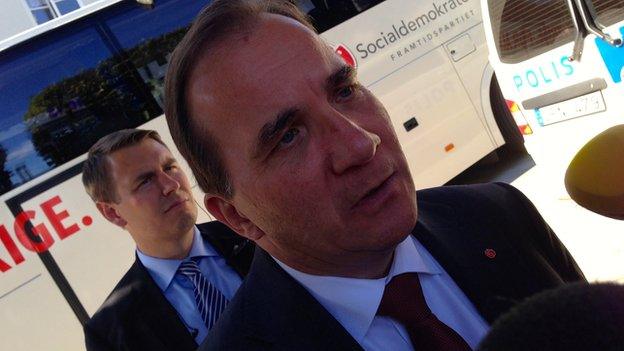 Social Democrat leader Stefan Lofven