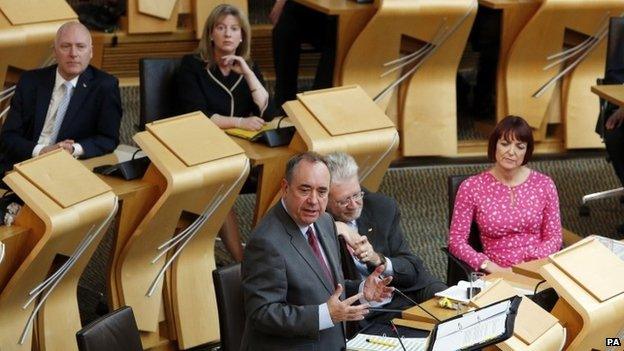 First Minister's Questions in the Scottish Parliament