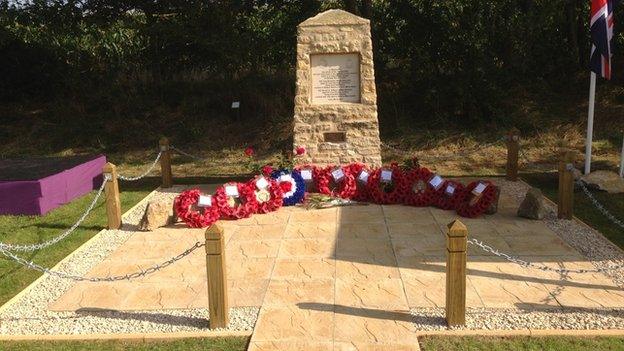 Seagry Spitfire memorial