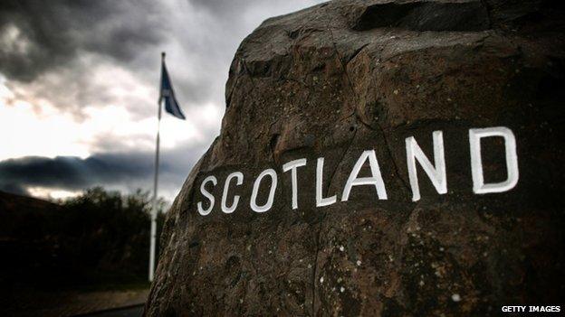 Scottish border stone