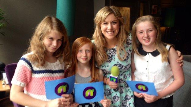 Jenny with Newsround viewers